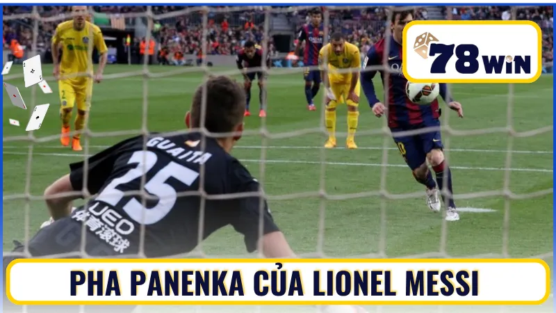Pha Panenka của Lionel Messi trong trận đấu với Atletico Madrid